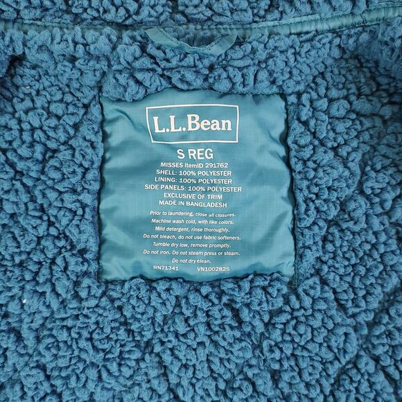 L.L. Bean sherpa lined quilted casual gorpcore winter vest womens Small - Picture 6 of 9